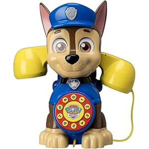 DQB DeQUBE Nickelodeon - Paw Patrol Chase Toy Telephone | Perfect for imaginative play | Gift Ideal for ages 18 months