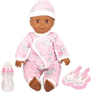 Lotus - 18" inch, Soft-bodied Baby Doll ? Afro-American (No Hair)
