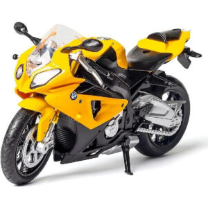 D-power - BMW S1000RR – Yellow | Die-Cast Replica, Ultimate Collector's Item, Limited Edition | Size - 1:12, For Kids 3+