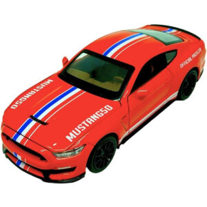 Dpower – Ford Shelby GT350 - Red | Die-Cast Replica, Ultimate Collector's Item, Super Cars | Toy Vehicles, Metal Toy Car Model - Pull Back Collection | Size - 1:32, For Kids 3+