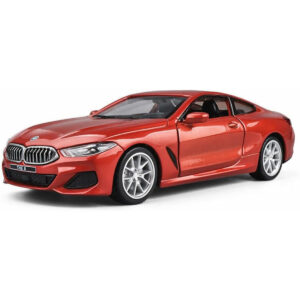 D-power – BMW M850i - Orange| Die-Cast Replica, Ultimate Collector's Item, Race Cars | Toy Vehicles, Metal Toy Car Model - Pull Back Collection | Size - 1:64, For Kids 3+