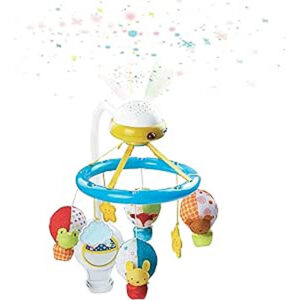Vtech - Little Friendlies Sleeping Stars Mobile | 70+ Songs & Melodies, Multi-Sensory Toy for Baby | Swirling and Twirling – Multicolor
