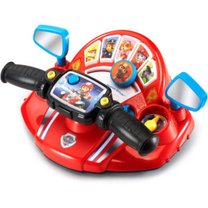 VTech - Paw Patrol Pups to the Rescue Driver | 3 in 1 Interactive Driving/Racing Toy for Children | 200+ melodies & Sounds | Teaches Memory, Counting -Red/Black