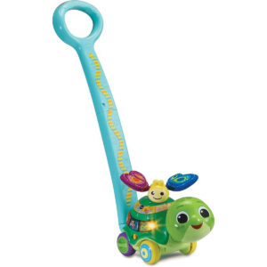 VTech- 2 In 1 Push & Discover Turtle | Baby Walker With Sounds, Baby Musical Toy With Learning Games And Motion Sensors | Multicolor