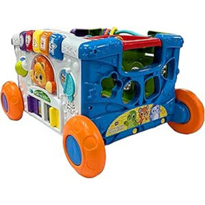 Vtech - Sort & Discover Activity Wagon - Multicolour | Load up and get ready to roll with four sides of play including an activity panel | Suitable ages 12m + up