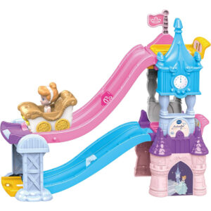 Vtech - Toot-Toot Drivers Enchanted Castle Slide, Disney Princess Playset - Multicolour | with Included Cinderella Vehicle, Lights, Phrases, Songs, Interactive | Ideal for ages 1-5 + up