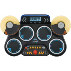 Vtech - KIDI DJ DRUMS Light up kit with Bluetooth® and Audio Port - Multicolour | Kidi drum create your own music | Suitable for ages 5 + up