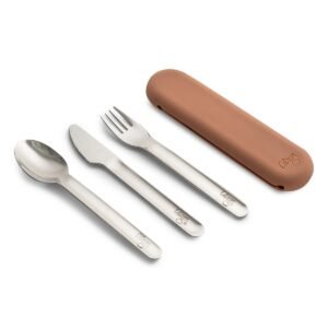 Citron Cutlery Set with Silicon Case Blush Pink