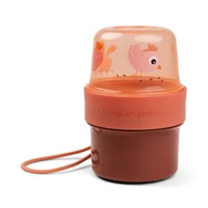 Done By Deer To Go 2-Way Snack Container S Birdee Papaya