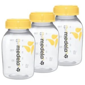 Medela Breastmilk Bottles150 Ml 3 Pcs. Clear Yellow