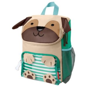 Skiphop - Zoo Big Backpack - Pug - 14-Inch/36cm