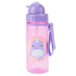 SkipHop - Zoo Straw Bottle - Narwhal - 384.5ml
