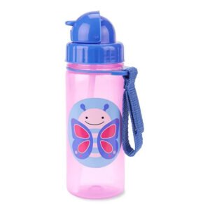 SkipHop - Zoo Straw Bottle - Butterfly - 390ml