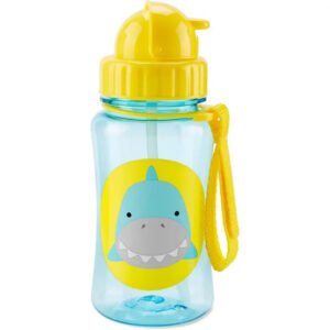SkipHop - Zoo Straw Bottle - Shark - 350ml