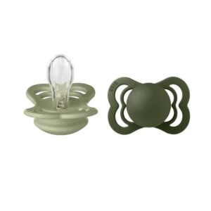 Bibs - Supreme S1 Pacifiers - Pack of 2 - Sage/Hunter Green