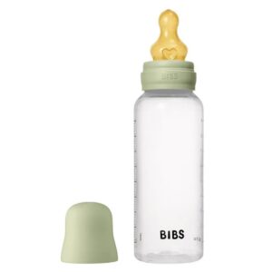 Bibs - Latex Nipple Baby Bottle Medium Flow - 3-6M - 270ml - Sage