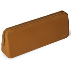 Citron - Silicone Cutlery Pouch - Caramel