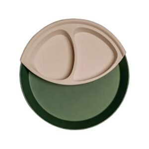 Citron Silicone Plate Divider Beige