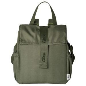 Citron Insulated Rollup Lunchbag Olive Green