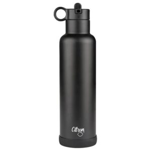 Citron - Stainless Steel Water Bottle - Black - 750ml