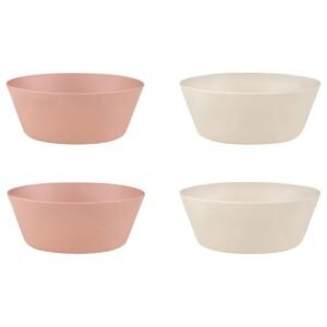 Citron PLA Bowl Set of 4 Pink Cream
