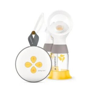 Medela Swing Maxi Double Electric Breast Pump Clear Yellow Grey