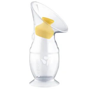 Medela Silicone Breast Milk Collector Clear Yellow Grey