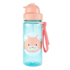 Skiphop - Zoo Straw Bottle - Cat