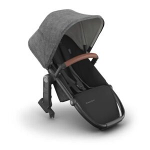 Uppababy - RumbleSeat V3 Stroller Seat Only - Greyson Charcoal Melange/Saddle Leather