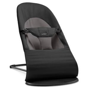 BABYBJORN - Soft Woven Balance Bouncer - Black/Dark Grey