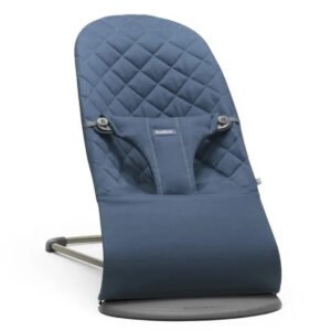 Babybjorn - Woven Bouncer Bliss - Classic Quilt - Midnight Blue