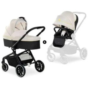 Hauck - Carrycot & Pushchair with Reclining Function - Beige/Neon