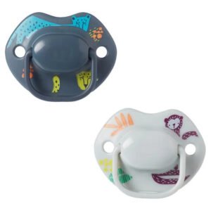 Tommee Tippee - MODA Soother - Pack of 2 - White/Blue