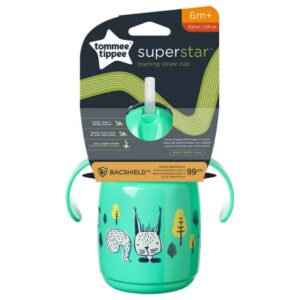 Tommee Tippee - Superstar Training Straw Cup - Green - 300ml