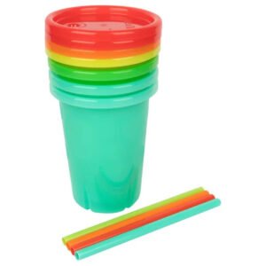 The First Years - Take & Toss - Straw Cups - Pack of 4 - 296ml
