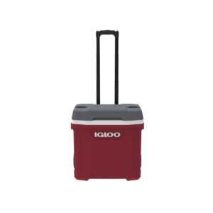 IGLOO-Latitude 30 Roller Cooler - Industrial Red /Meteorite