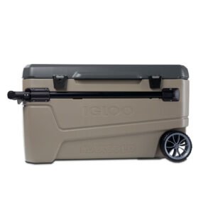 IGLOO-Sportsman Sunset Glide 110 Cooler Box - Sandstone / Carbonite