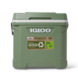 IGLOO-Ecocool Latitude 30 Qt Cooler Box - Vintage Green