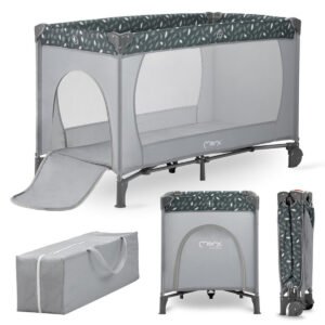 Momi - Belove Baby Travel Cot - Grey
