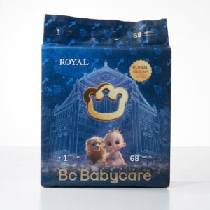 Babycare - Royal Baby Diapers - Size 1 - 2-5 kg - 68 Pcs
