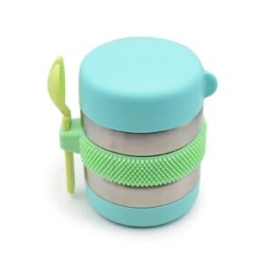 Melii - Fidget Thermose Insulated Food Jar - Turquoise - 300ml