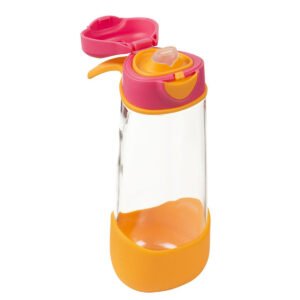 b.box TritanTM Drink & Water Bottle | Easy Grip Bottle and Leakproof Lid | Cool Modern Child Friendly Design, Best for After Sippy Cup | 600ml