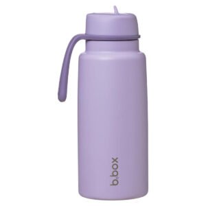 b.box 1L Insulated Flip Top Drink & Water Bottle | Triple Layer Insulating Stainless Steel | Keeps Drinks Cold up to 46hrs | 1L