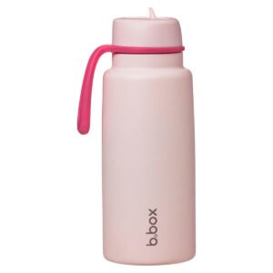 b.box 1L Insulated Flip Top Drink & Water Bottle | Triple Layer Insulating Stainless Steel | Keeps Drinks Cold up to 46hrs | 1L