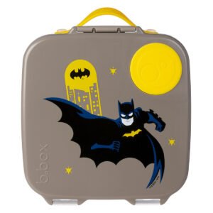 B.Box Batman - Large Lunchbox – Harry Potter Edition | Leak-Proof & Versatile Bento Box with Customizable Compartments | Flexible Silicone Seal for Whole Fruits & Snacks | BPA-Free, Kid-Friendly Design for School & Travel