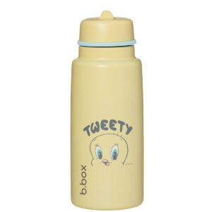 B.Box Looney Tunes 1L Insulated Flip Top Drink & Water Bottle | Triple Layer Insulating Stainless Steel | Keeps Drinks Cold up to 46hrs | 1L/33.8