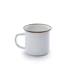 BareBones - Enamel Mug Eggshell - set of 2 -DISCONTINUED