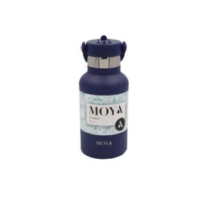 Moya "Seashell" 350ml Insulated Sustainable Water Bottle Navy