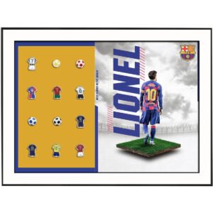 Faeber Lionel Messi Football Player Statue, London, Real Madrid FC Soccer wall art