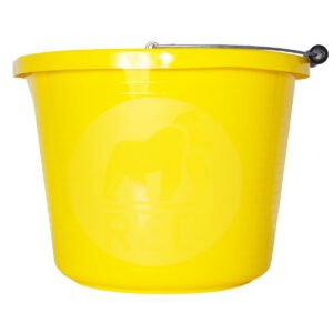 Red  Gorilla -  Premium Buckets - Premium Yellow Bucket 15L